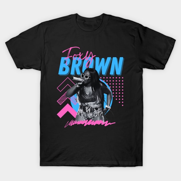 foxy brown***original retro T-Shirt by OtakOtak